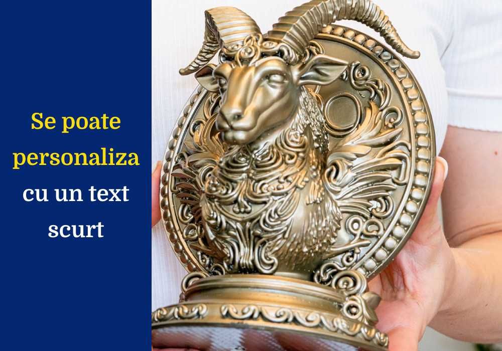 Statueta Zodie Cadou Personalizare Leu Rac Taur Balanta Fecioara Pesti Berbec Gemeni