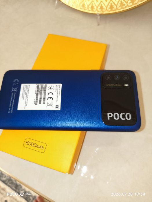 POCO M3 6000mah 4/64 gb