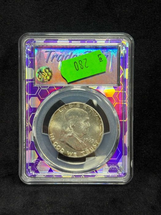 50 cenți 1963 PCGS MS63 gradată