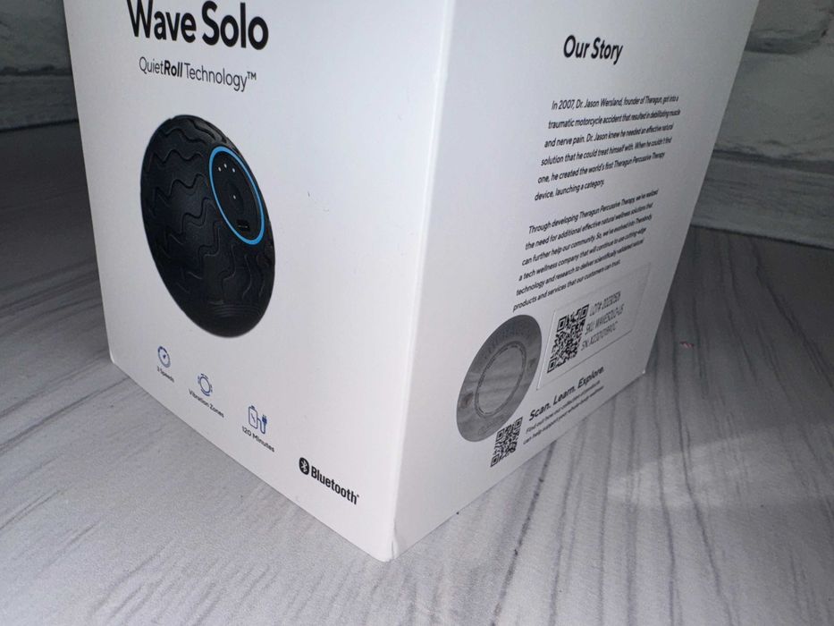 Вибрираща масажна топка Theragun Wave Solo / wavesolo