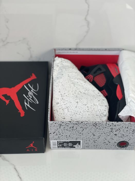 Air Jordan 4 Retro Red Thunder Full Box Verificare Colet Size 36-45