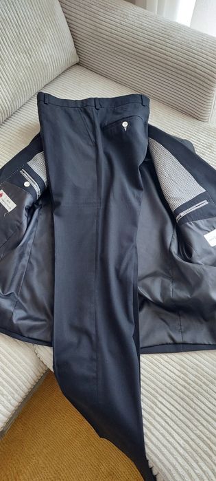 Costum masculin-slimfit-negru-marimea 50