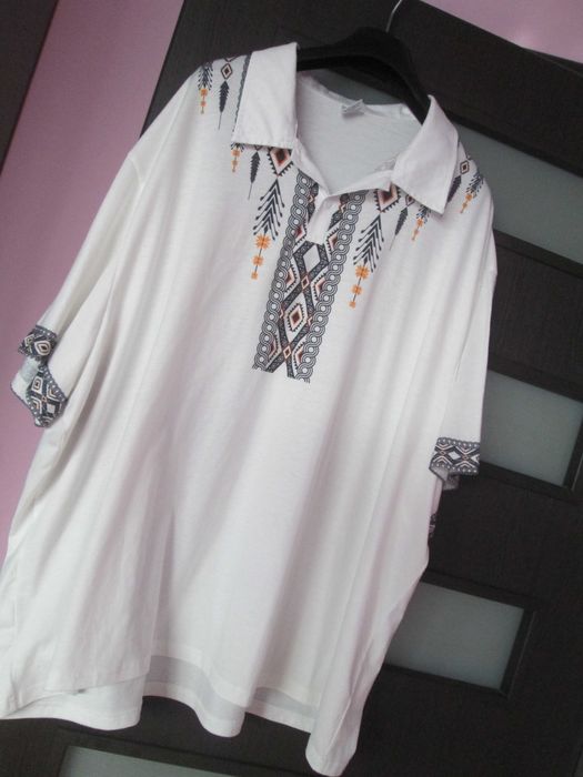 bluza alba vara barbati   6XL