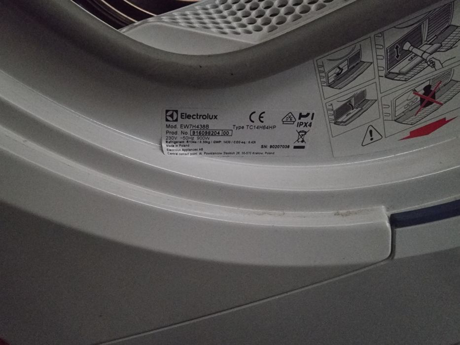 Uscator de rufe Electrolux