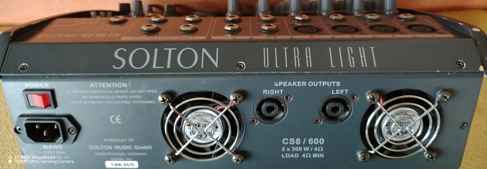 Пулт - Пауър Миксер. SOLTON - 2×300. ПЕРФЕКТЕН