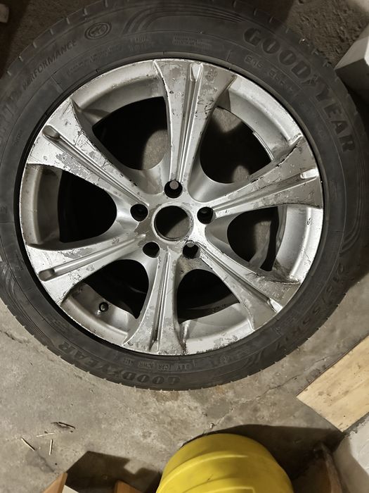 Диск с шиной альфард рестайлинг r17