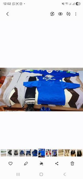 Формы для хоккея и велогонщика