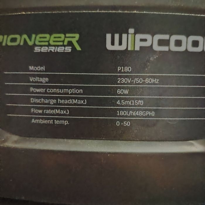 Продаю помпу WIPCOOL P180.