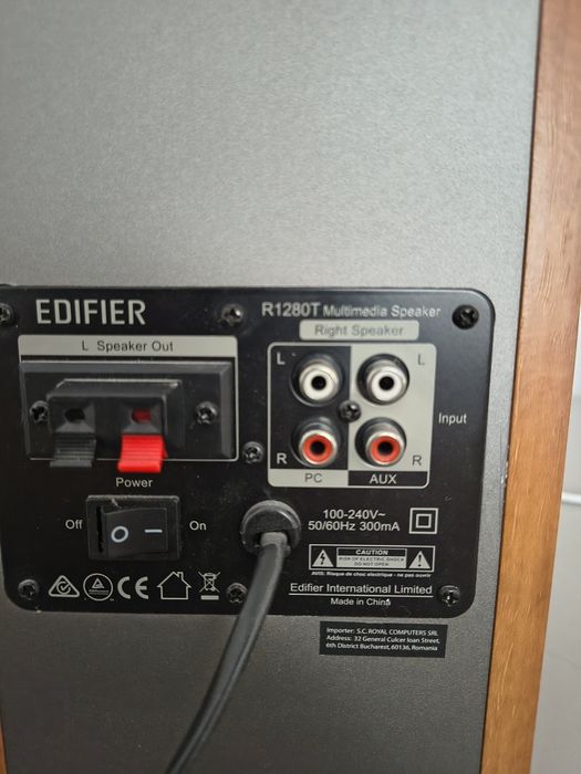 Edifier R1280T – Sistem audio 2.0 – 42W RMS