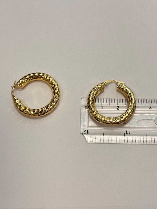 Cercei aur  18K 8.20g (AG13 b55528) Garantie 2 ani!