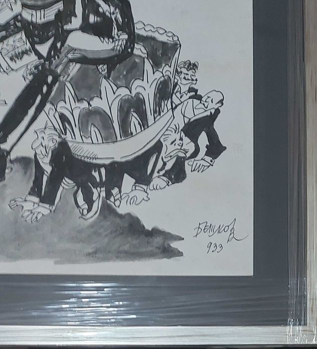 Илия Бешков,графика,карикатура,шарж,картина