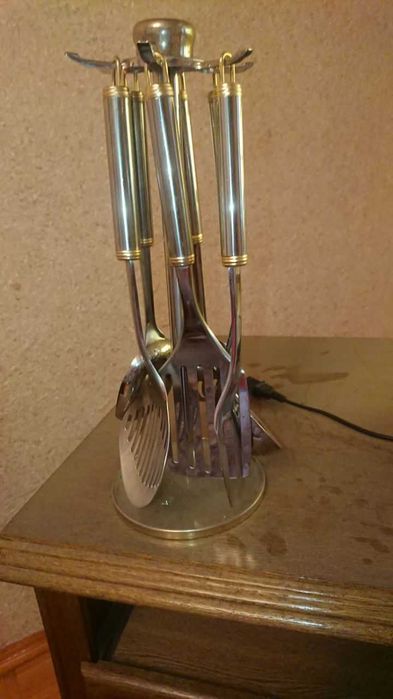 Кухонный набор позолота 24 карат