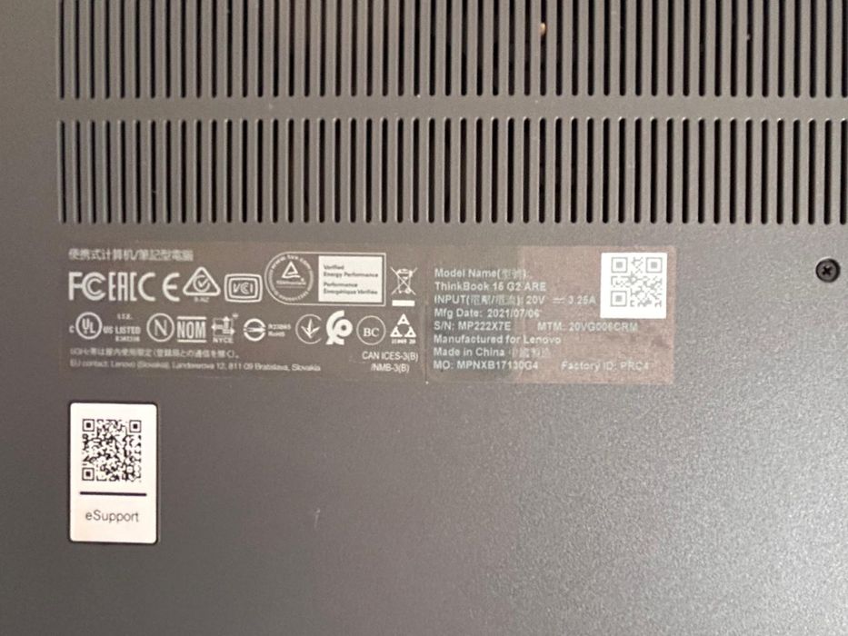 Laptop Lenovo ThinkBook 1502 ARE