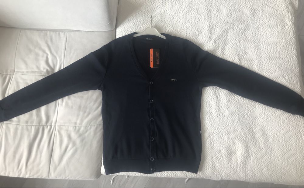 Школьная синяя кофта XL