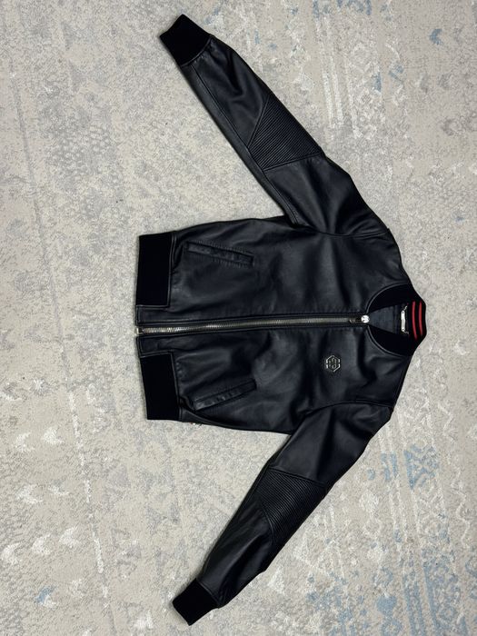 Кожаная куртка PHILLIPE PLEIN