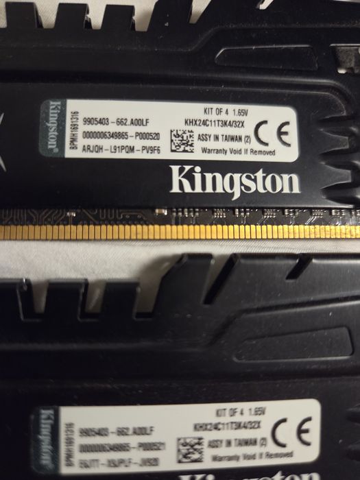 Memorie RAM DDR3 2400 mhz Kingston Fury Beast 1x 8gb