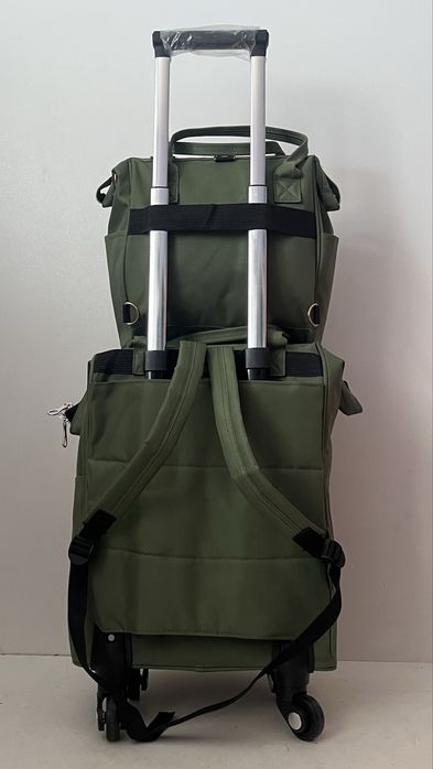 Раница на колелца + чанта (с безплатна доставка)