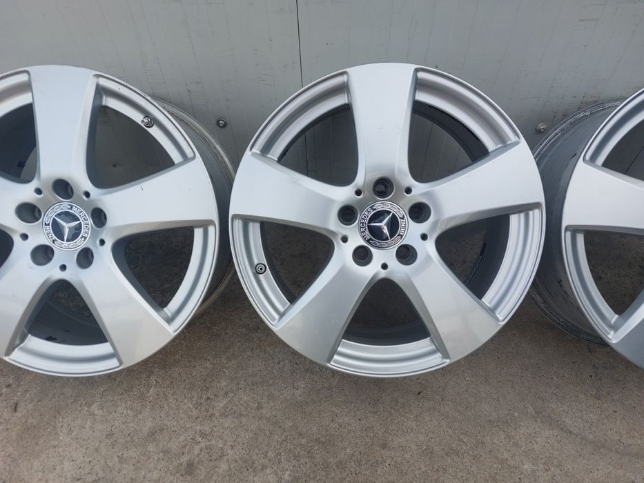 Set jante aluminiu originale r17 / Mercedes Vw Audi Skoda Seat / 5x112