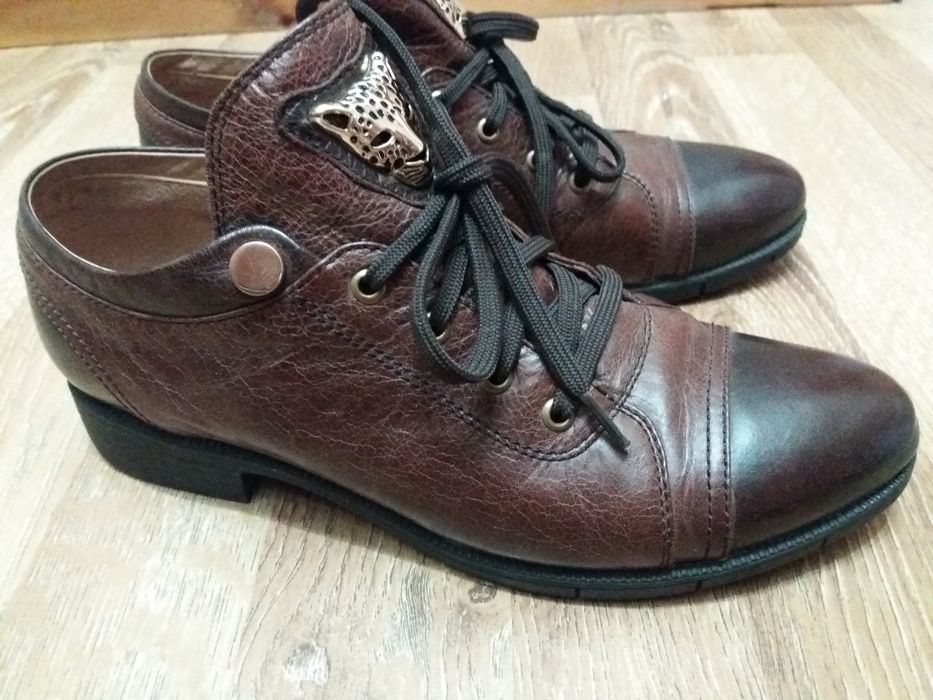 Обувь женская. Кожа. Нарядные. На осень туфли.