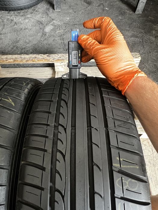 2 anvelope vara 185/55/14 , Dunlop , 6.4 mm