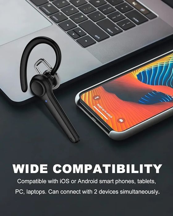 Casca bluetooth/wireless cu anularea zgomotului compatibila Android/iO