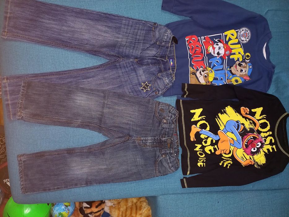 Блузки и дънки  3-4 г.