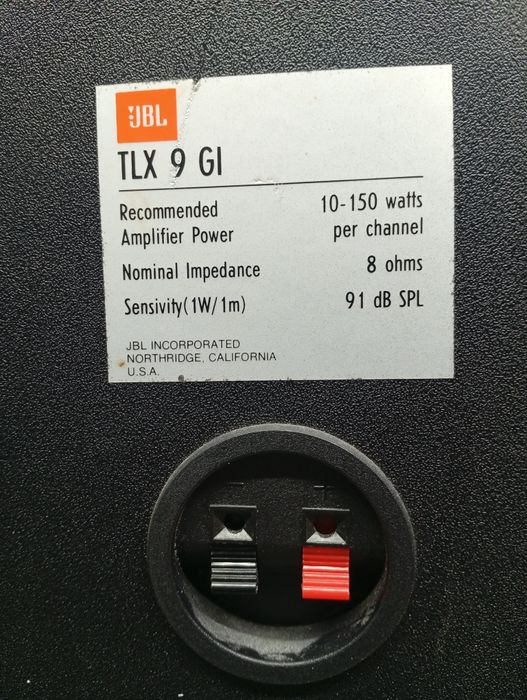 Тонколони JBL TLX-9