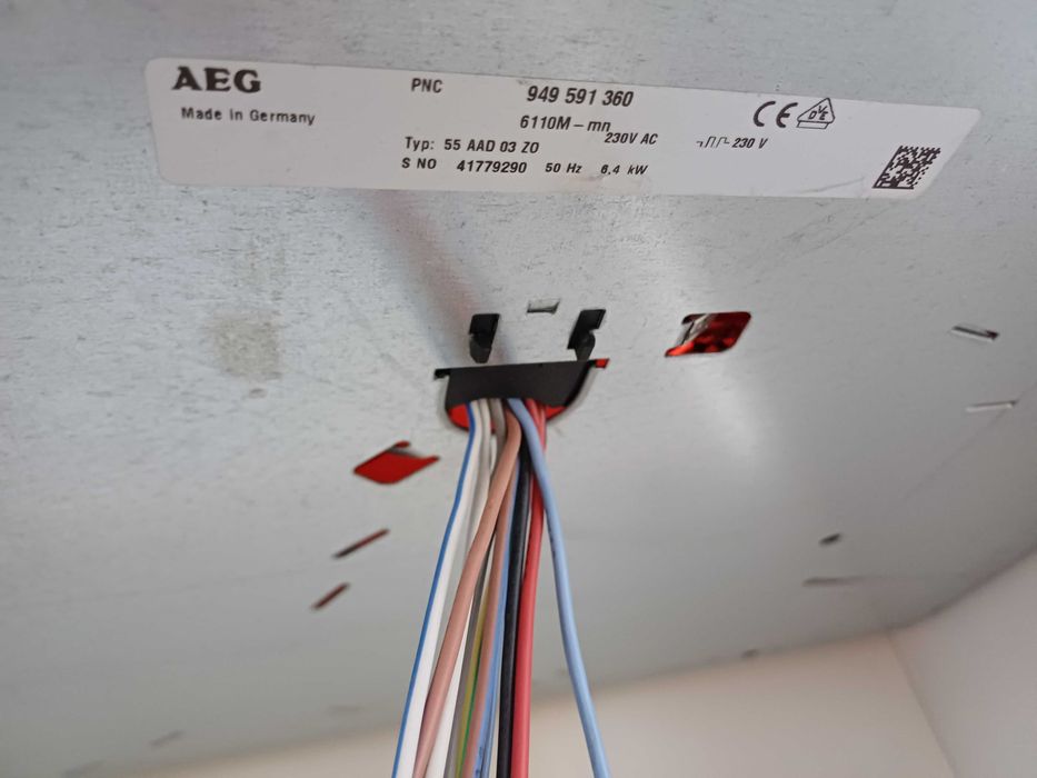 Plita inductie si cuptor electric AEG +hota integral inox constructa