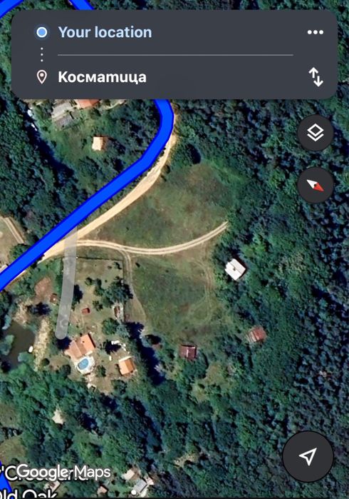 1280 кв.м Своге парцел в Косматица 10 900 €