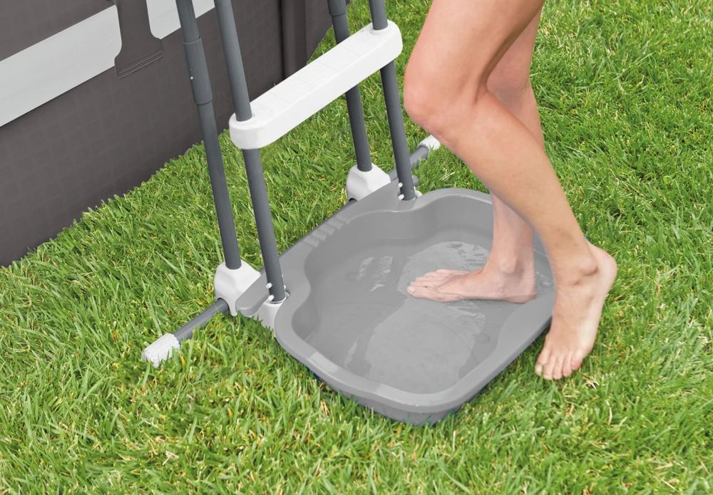 Ваничка за крака Intex, 56×46 см, PVC, предотвратява замърсяване, прот