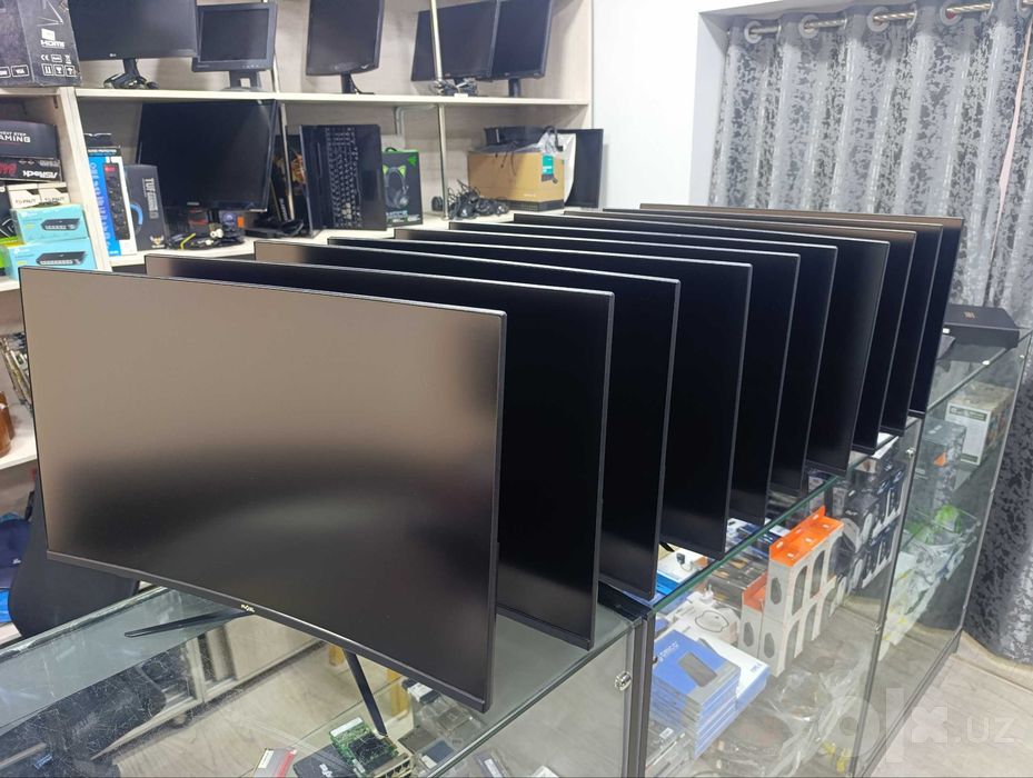 Pixle 27” curved 180hz yaxshi holatda! 10 ta!