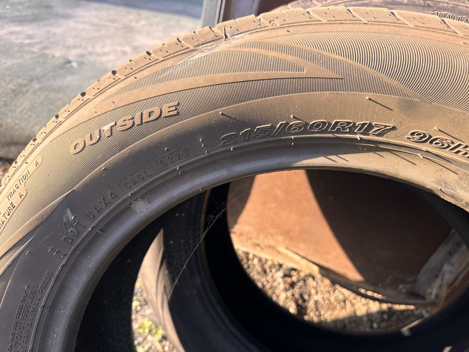 Летние шины в хорошем состоянии