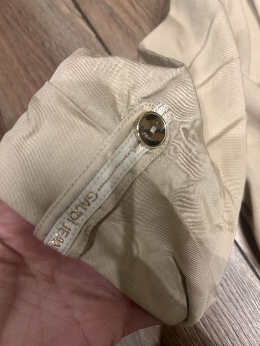 Gaudi дамски гащеризон в бежов нюанс от памук с лек и удобен силует