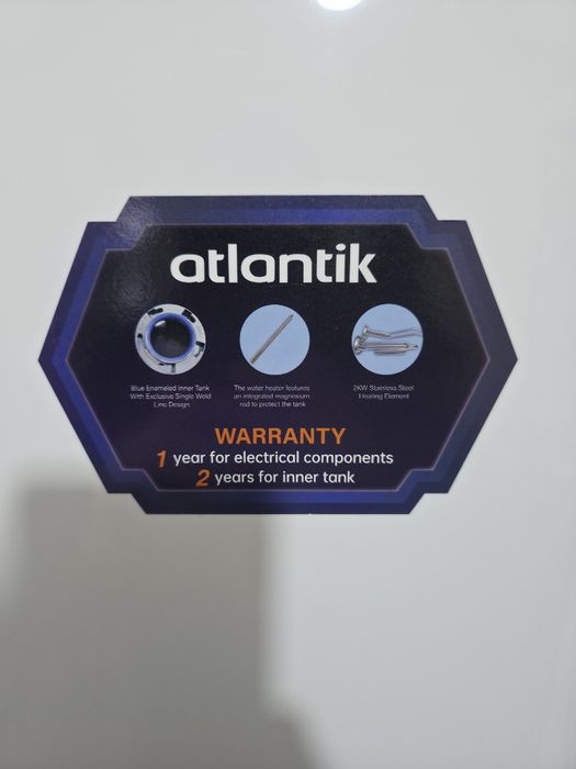 Электрический водонагреватель Atlantik — 30 / 50 / 80 / 100 л