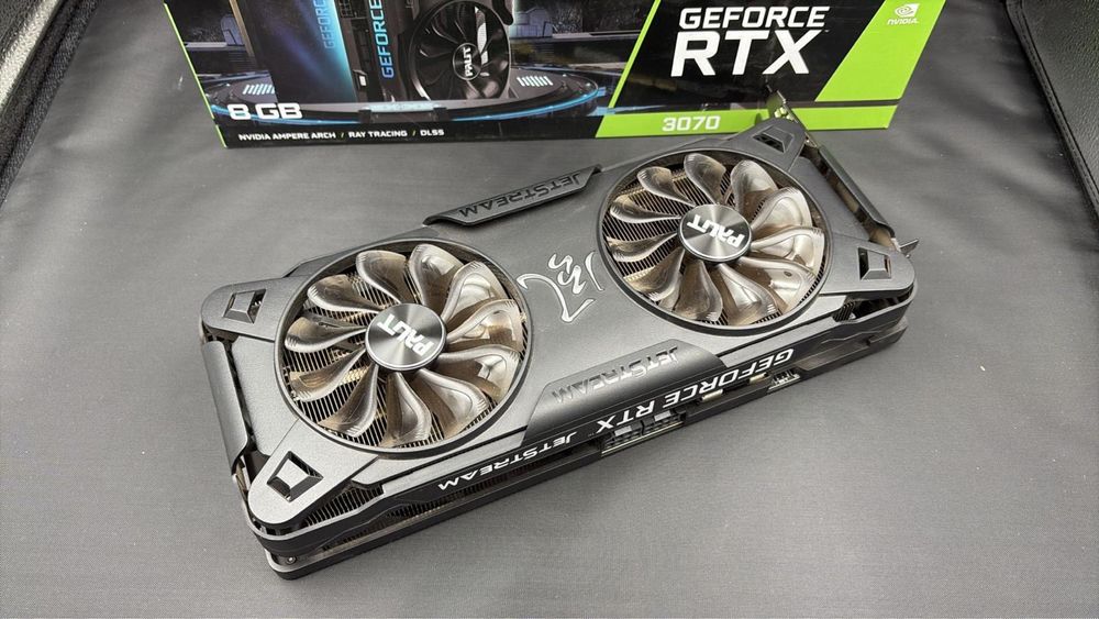 Vând Palit GeForce RTX 3070 JetStream OC 8GB – Dual BIOS