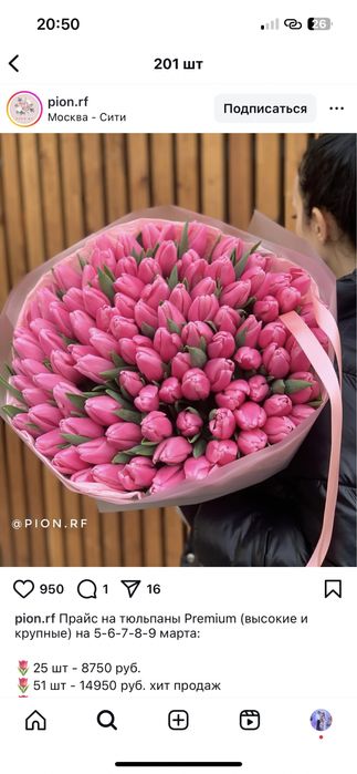 Тюльпаны свежий оптом