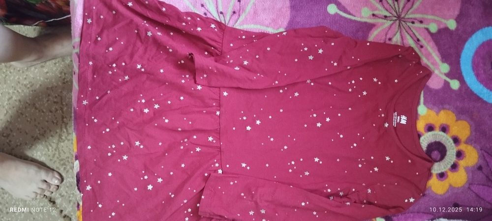 2 rochițe rosii  h&m fetite