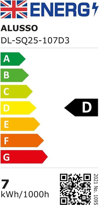 6 Броя LED Димируеми луни ALUSSO 7W бели ., 220V, IP44 регулируеми