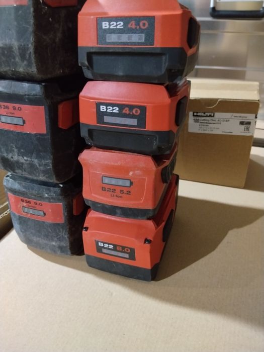 Батерии Hilti 22v и 36в
