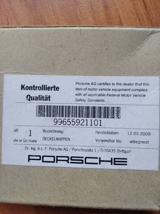 Оригинална емблема за Порше