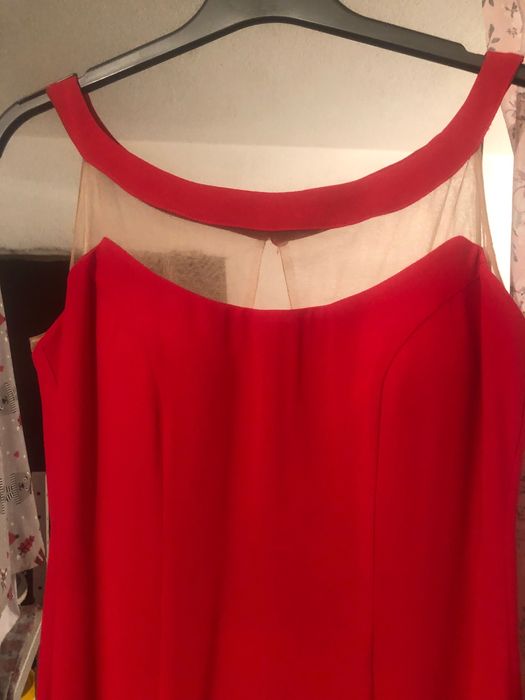 Официална дълга рокля с опашка