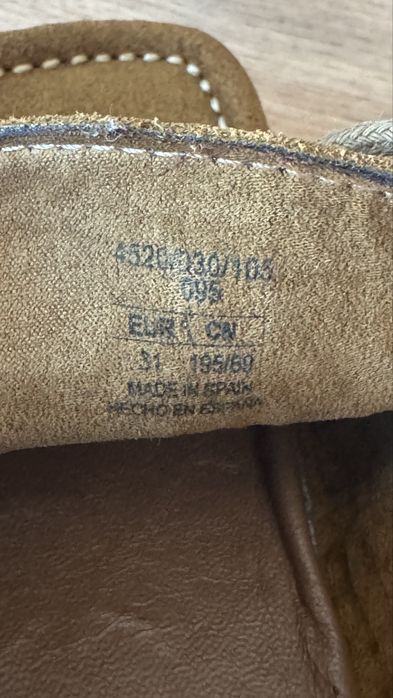 Детски кожени мокасини Zara номер 31