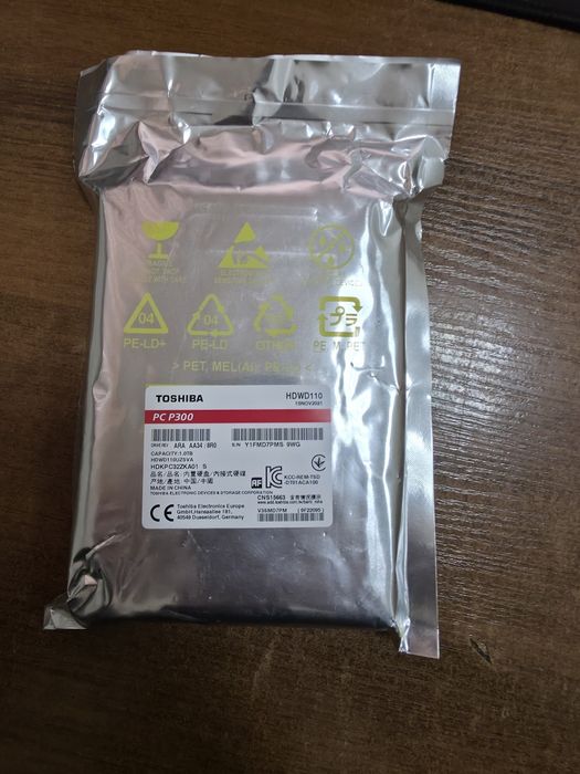 Жесткий диск на 1Tb 3.5 новый запечатанный