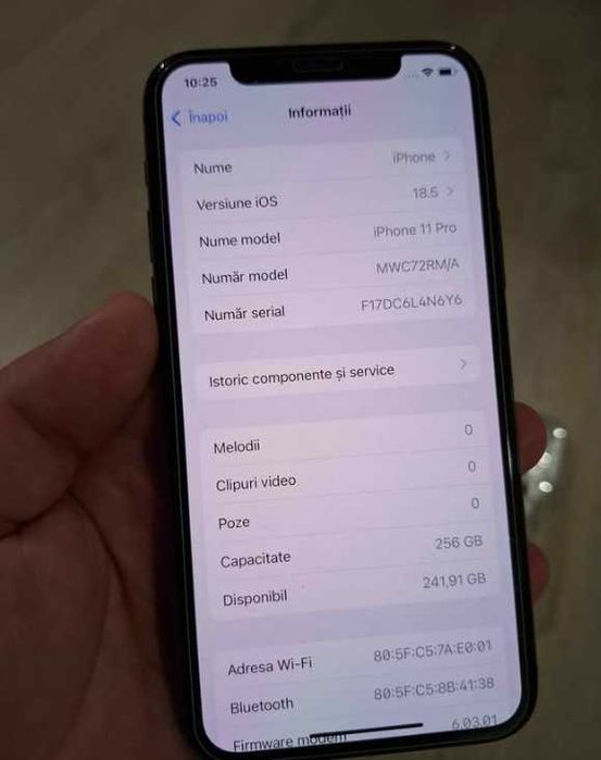Schimb/vand iPhone 11 Pro 256GB, 800 lei, doar in Cluj-napoca