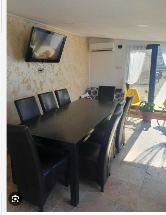 Masa neagra fixa 8 persoane