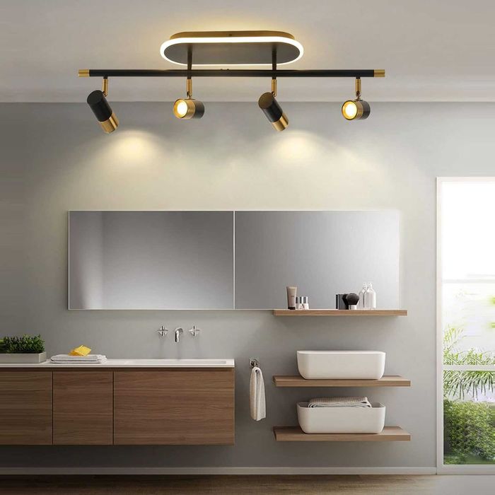 EIDISUNY LED димируеми таванни 4-посочни прожектори с дистанционно,30W