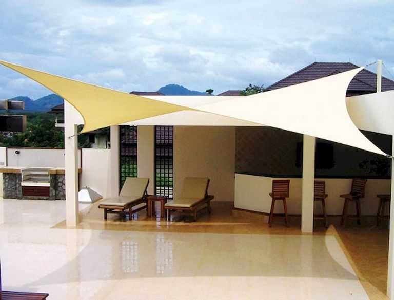 Парусная теневая сетка 3*3