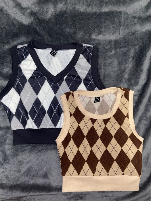 Topuri tricotate fără mâneci