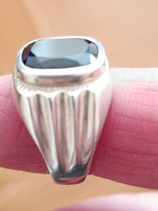 Мъжки сребърен пръстен