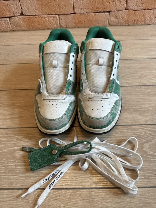 Adidasi Off White Out Of Office Leather Green